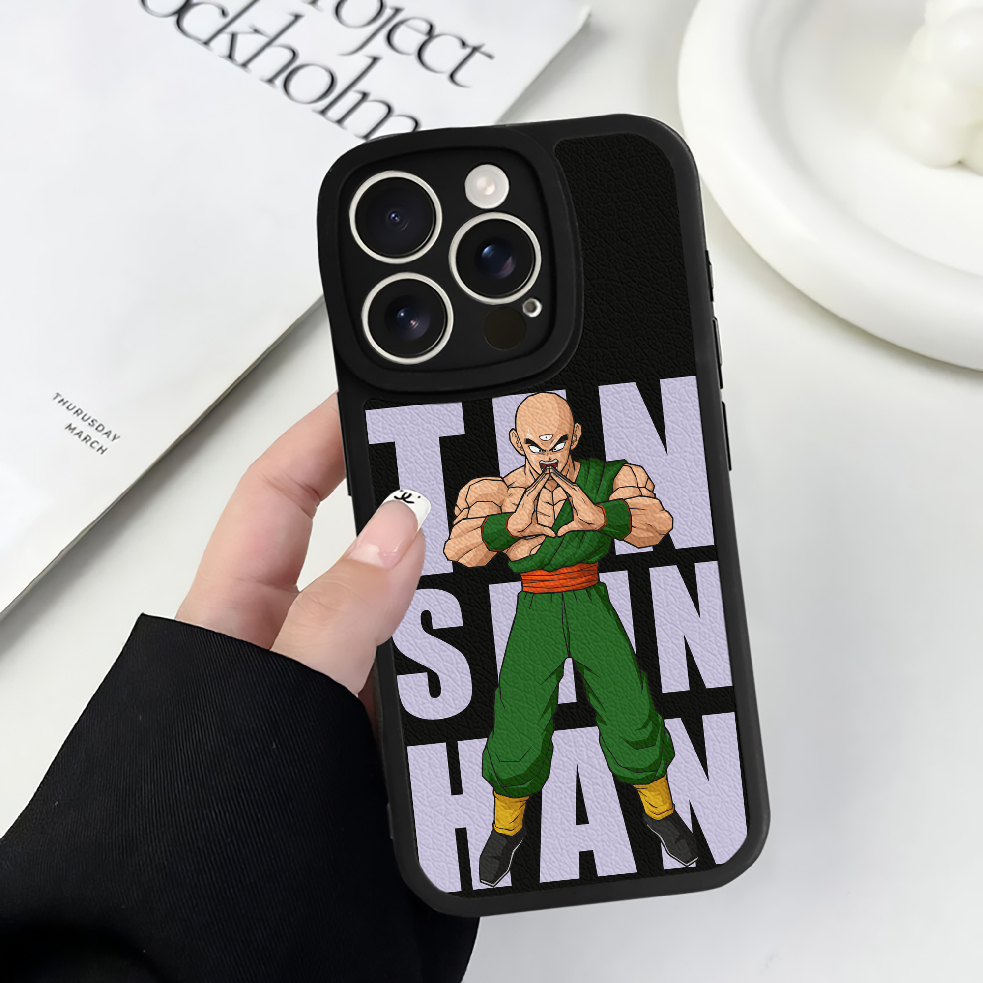 （画像用） ドラゴンボール DRAGON BALL 【iPhone 16シリーズ対応】シリコンスマホケース（レザー調） 材質：シリコン